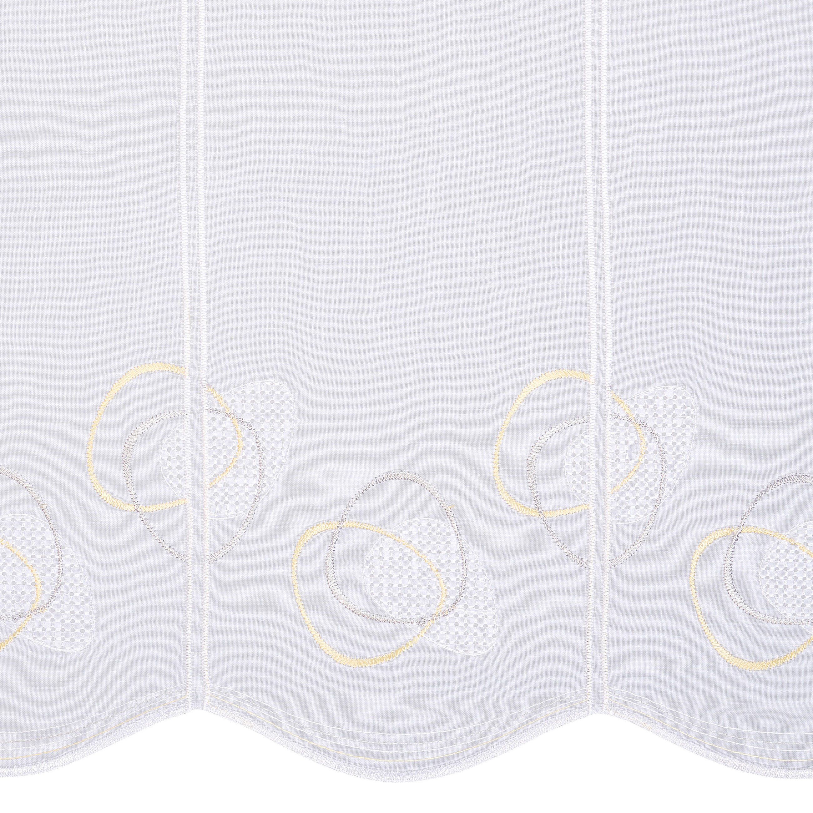 KURZGARDINE 60 cm   - Hellgelb, KONVENTIONELL, Textil (60cm) - Esposa