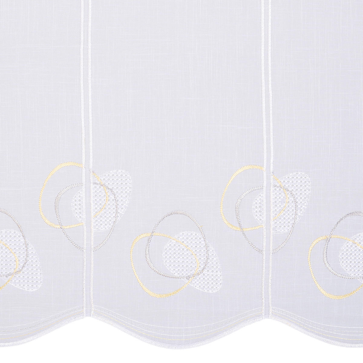 KURZGARDINE 60 cm   - Hellgelb, KONVENTIONELL, Textil (60cm) - Esposa