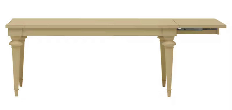 ESSTISCH Creme rechteckig  ausziehbar  - Creme, LIFESTYLE, Holz (182-232/76/90cm) - Livetastic