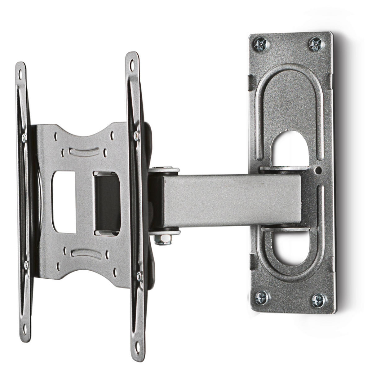 TV-WANDHALTER 37 Zoll  - Silberfarben, KONVENTIONELL, Metall (27,8/22,6/9,6cm) - MID.YOU
