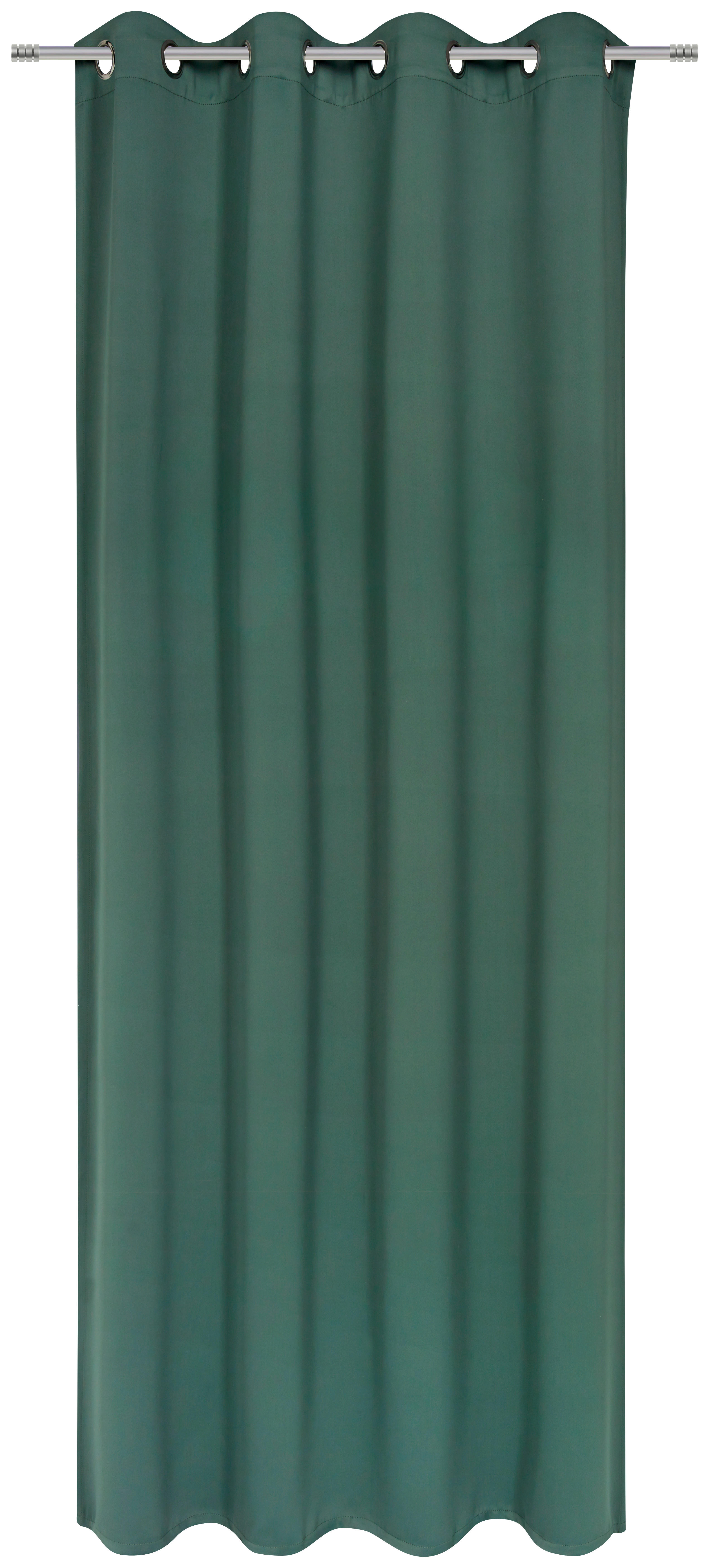 GARDINLÄNGD black-out (mörkläggande)  - grön, Basics, textil (140/245cm) - Esposa
