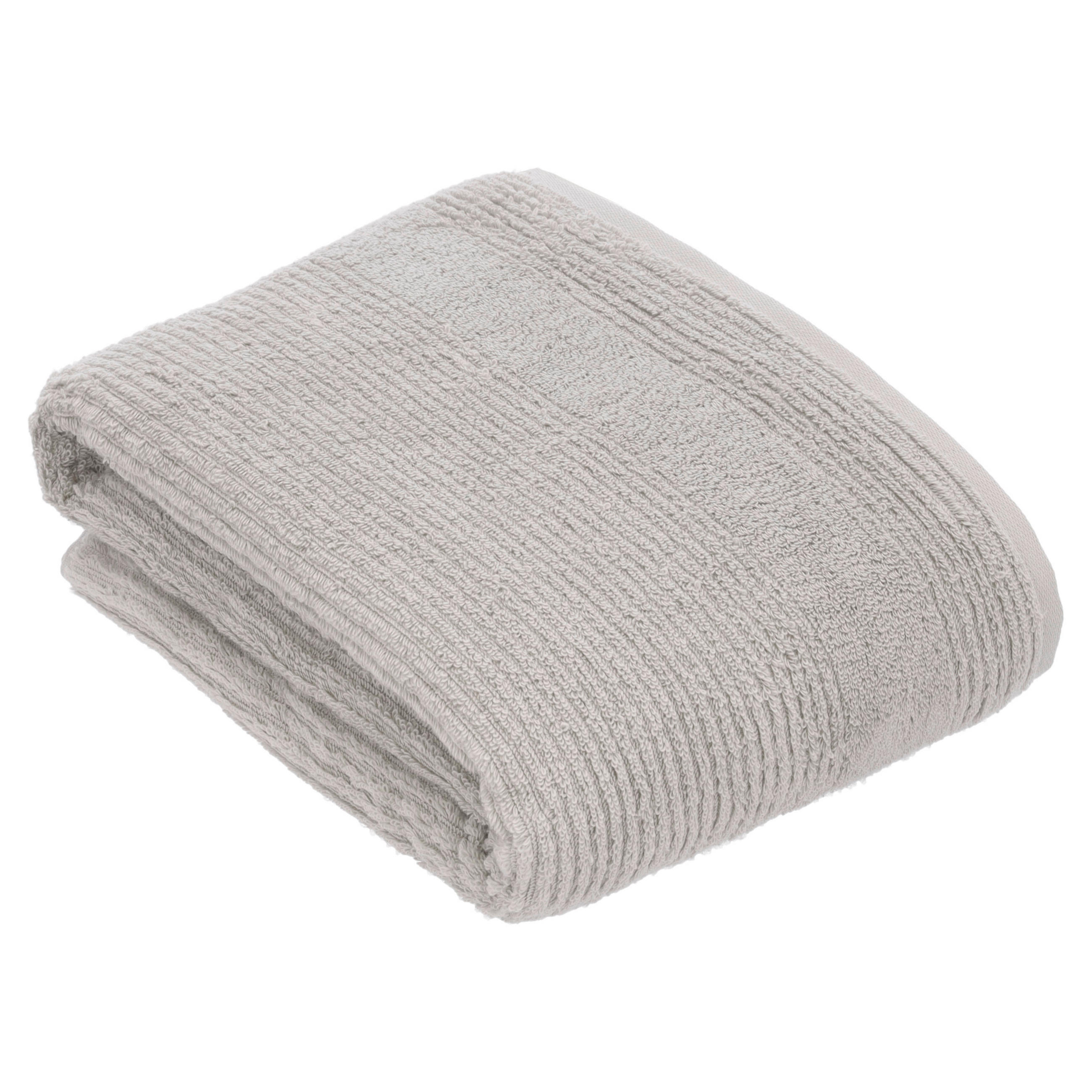 BADETUCH Tomorrow Grau 100/150 cm  - Grau, Basics, Textil (100/150cm) - Vossen