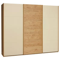 SCHWEBETÜRENSCHRANK 270/229/68 cm 3-türig Sandfarben, Eichefarben  - Sandfarben/Eichefarben, Design, Holz/Holzwerkstoff (270/229/68cm) - Musterring