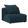 SESSEL in Chenille Blau  - Blau/Schwarz, Modern, Kunststoff/Textil (98/77/108cm) - Stylife