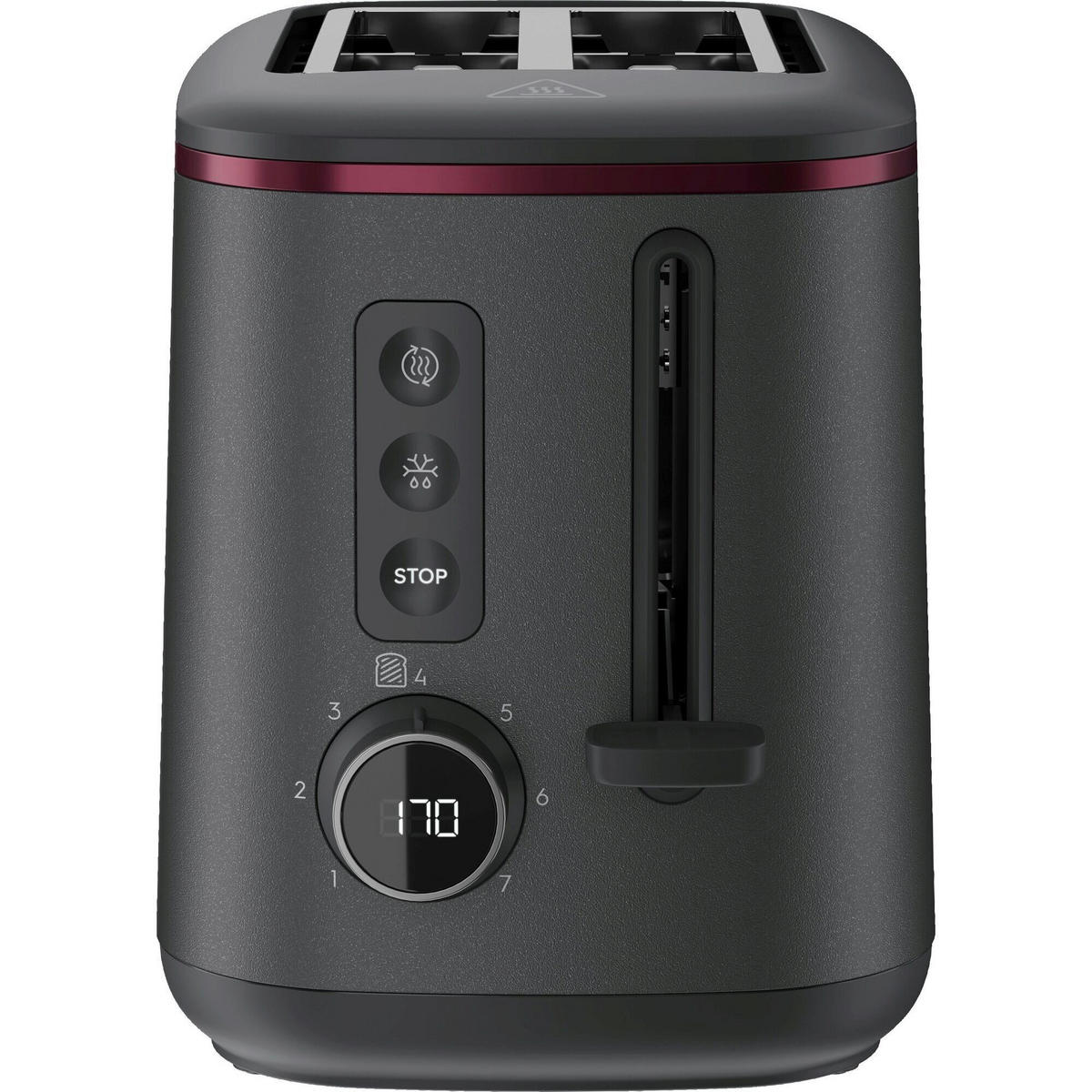 TOASTER Design Collection  - Schwarz, Basics, Metall (28,4/20,3/16,8cm) - AEG
