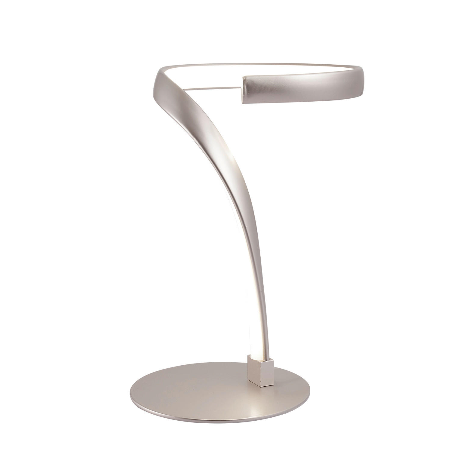 XXXLutz Led-Tischleuchte Silber 24 cm