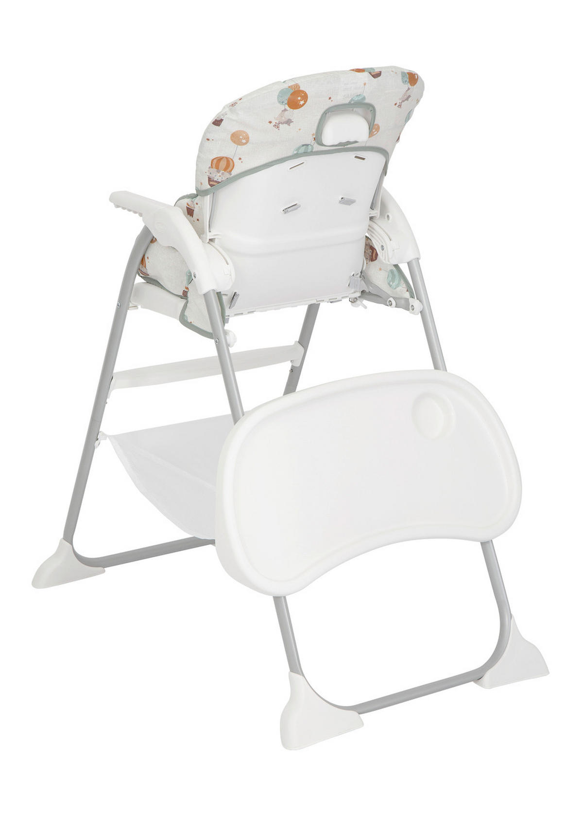 KOMBIHOCHSTUHL SnackEase Multicolor Up&Away  - Multicolor, Basics, Kunststoff (61,2/103/86cm) - Graco