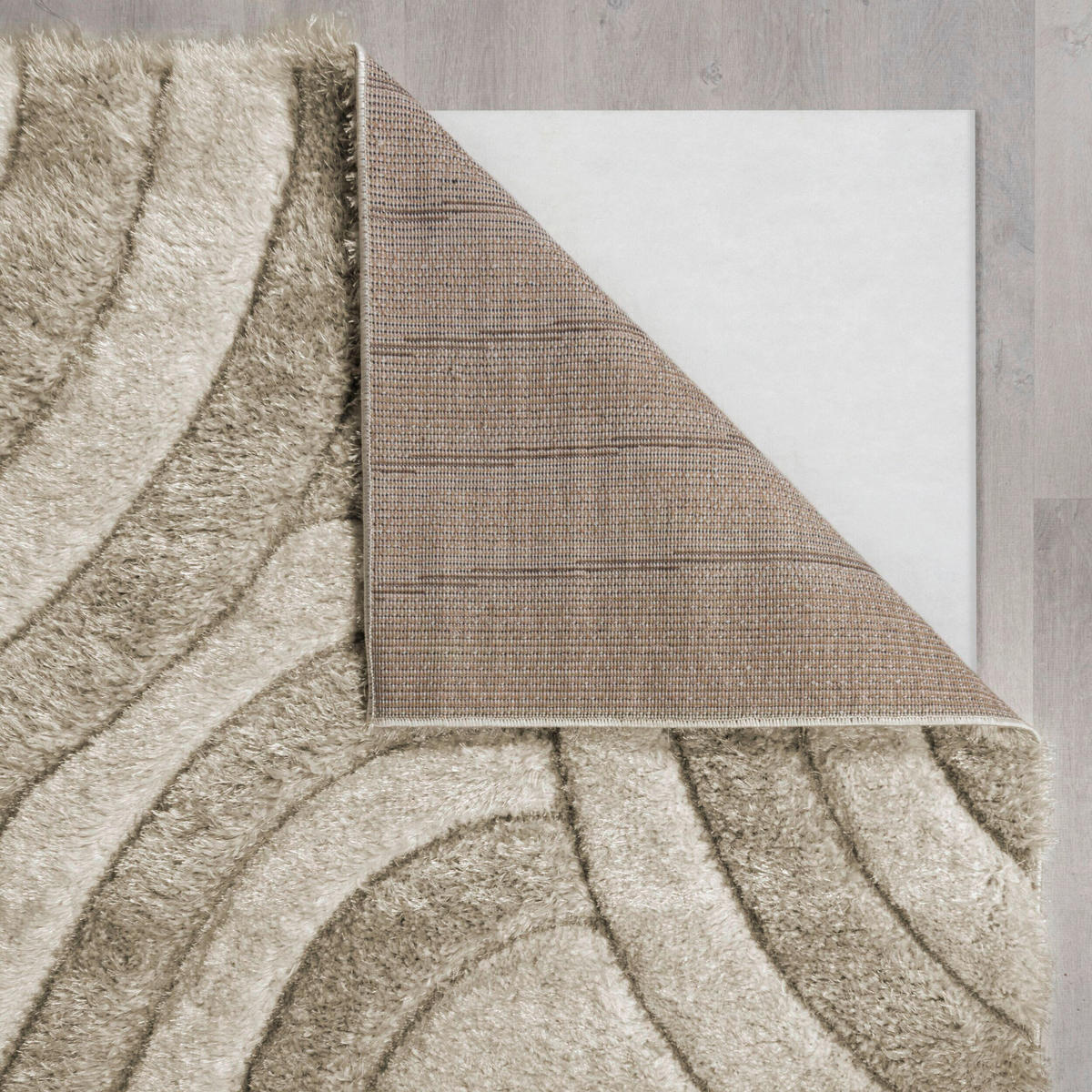 SHAGGY 160/230 cm Velvet Beige  - Beige, Basics, Kunststoff/Textil (160/230cm)