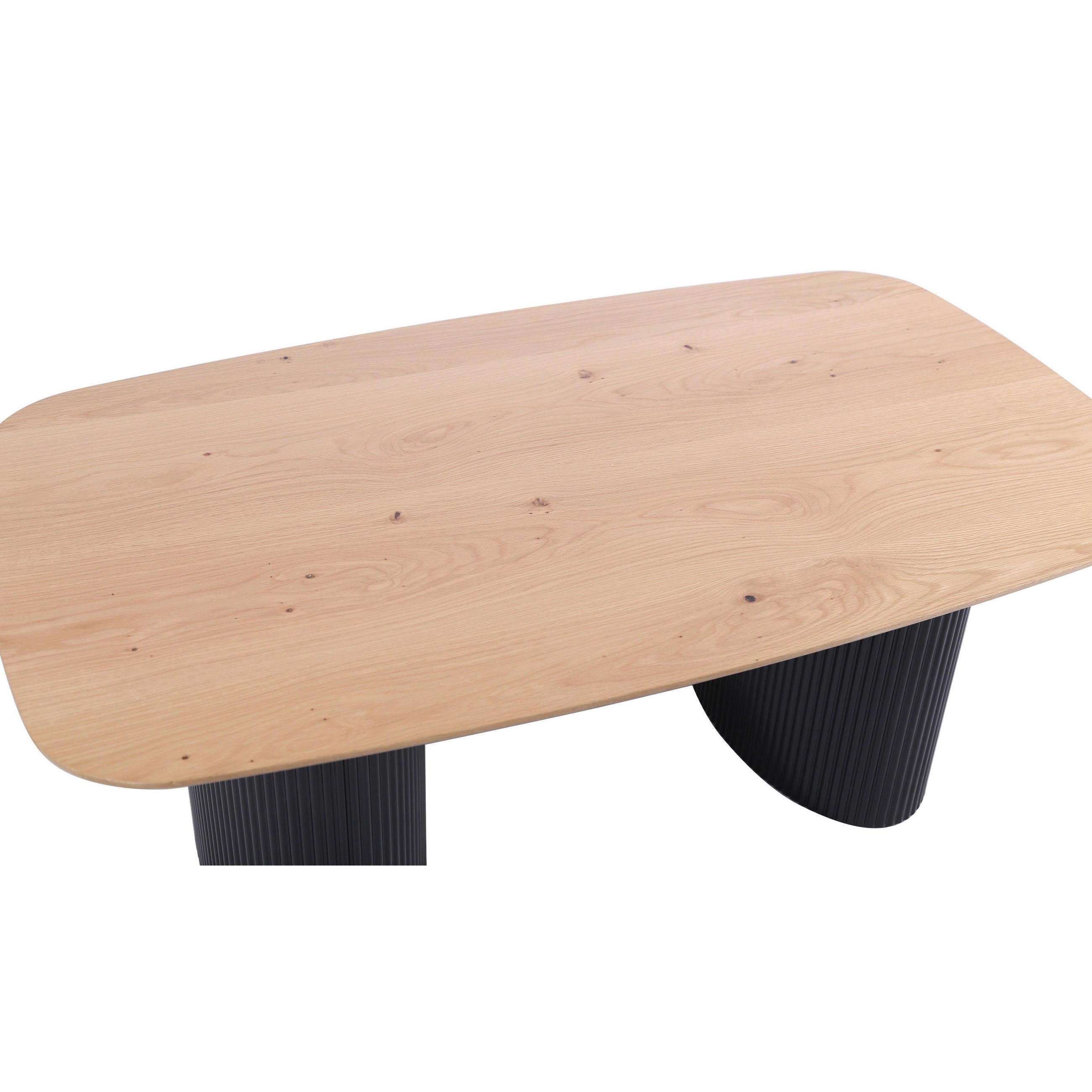 Thumbnail - Stylife Couchtisch, Schwarz, Eiche, Holz, Holzwerkstoff, Eiche, furniert, rechteckig, Säule, 70x45x120 cm, Wohnzimmer, W...