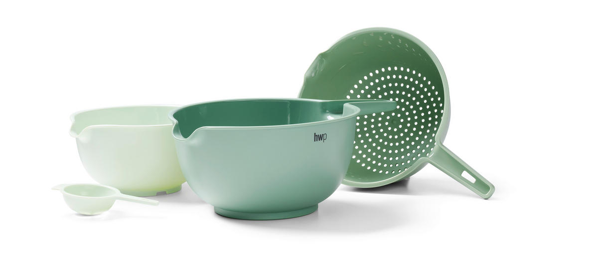 SCHÜSSELSET 4-teilig  - Multicolor, Basics, Kunststoff - Homeware Profession.