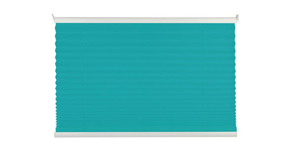 PLISSEE 50/130 cm  - Blau, Basics, Textil (50/130cm) - Homeware