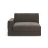 SOFAELEMENT Flachgewebe Graphitfarben  - Schwarz/Graphitfarben, Modern, Kunststoff/Textil (132/87/108cm) - Sit & More
