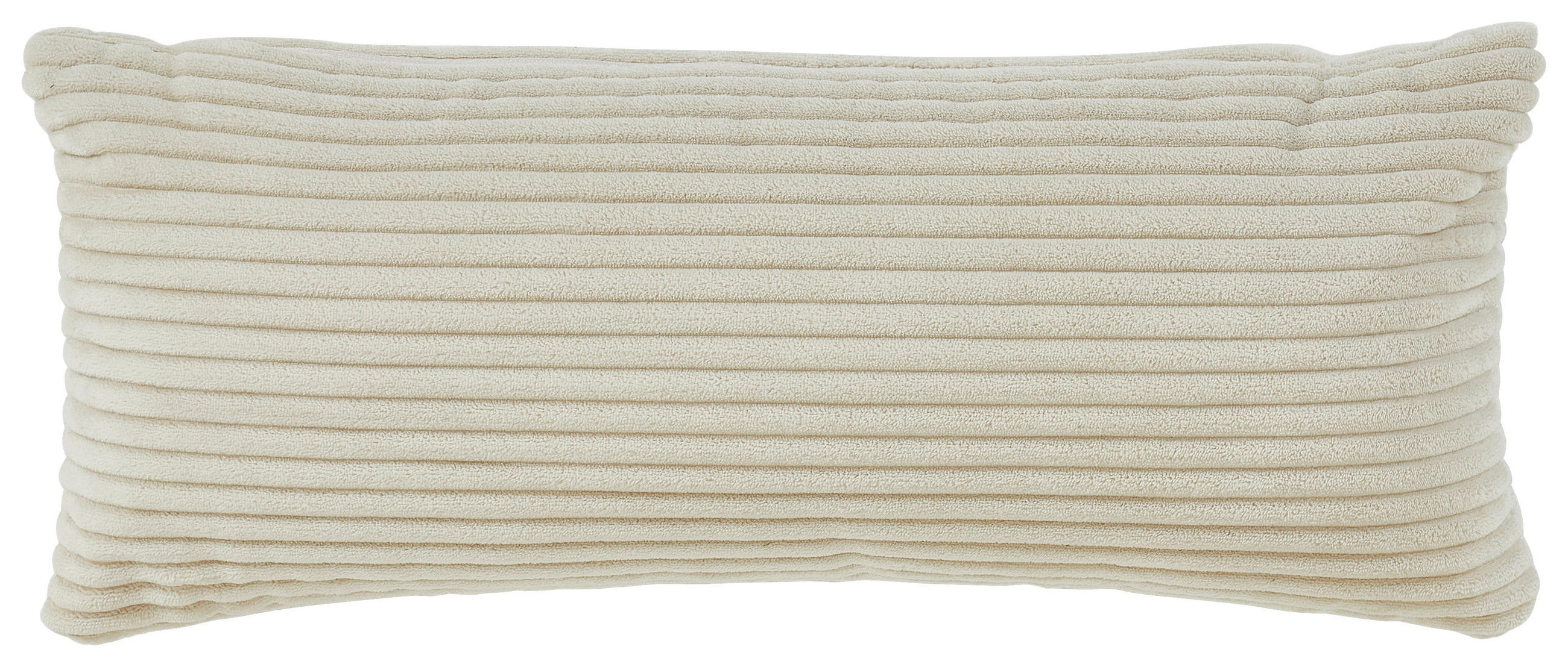 ECKSOFA in Cord Beige  - Beige/Schwarz, Design, Kunststoff/Textil (196/303cm) - Livetastic