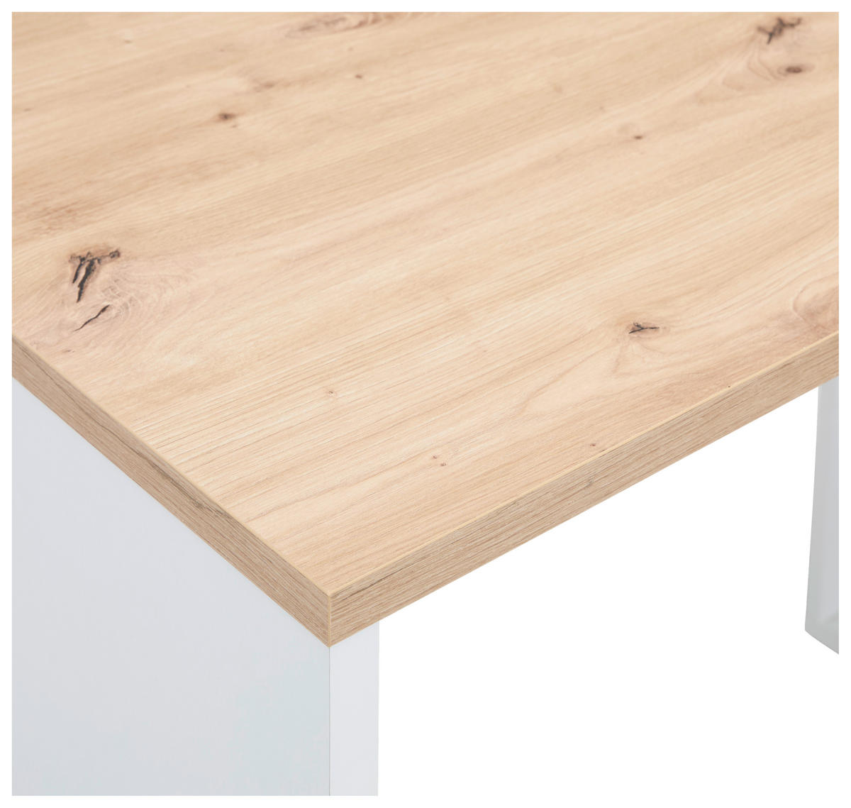 ECKSCHREIBTISCH 120/104,8/74 cm Weiß, Eiche Artisan Stauraum, seitenverkehrt montierbar  - Graphitfarben/Eiche Artisan, KONVENTIONELL, Holzwerkstoff/Metall (120/104,8/74cm) - Carryhome