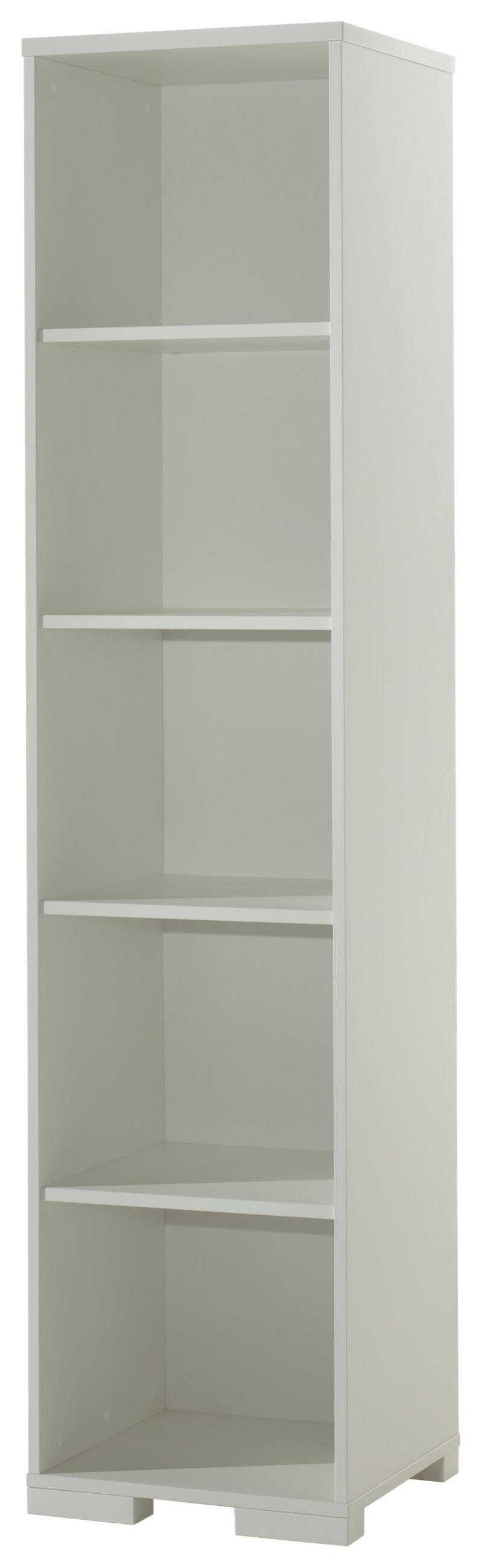 REGAL Weiß  - Weiß, MODERN, Holzwerkstoff (45,5/195,2/45cm) - MID.YOU
