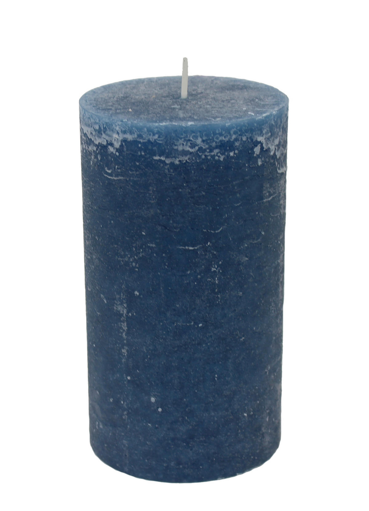 STUMPENKERZE 10/18 cm  - Petrol, Basics, Naturmaterialien (10/18cm) - Ambia Home