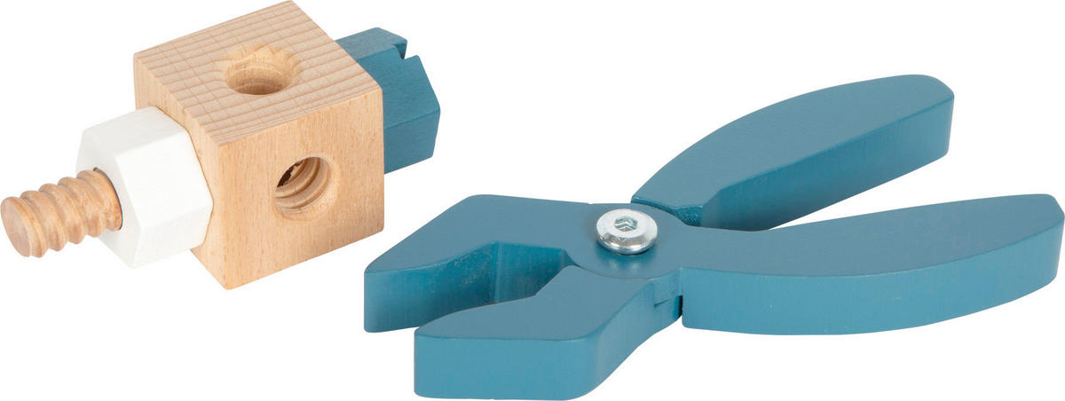 KINDER-WERKZEUGKOFFER - Multicolor, Basics, Holz/Textil (33/27/7.5cm) - small foot