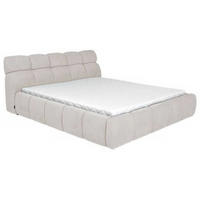 STOPPAD SÄNG 180/200 cm  i  - silver/svart, Design, trämaterial/trä (180/200cm) - Esposa