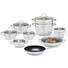 KOCHTOPFSET 9-teilig - Klar/Edelstahlfarben, KONVENTIONELL, Glas/Metall (//null) - Homeware Profession. KOCHTOPFSET 9-teilig - Klar/Edelstahlfarben, KONVENTIONELL, Glas/Metall (//null) - Homeware Profession.