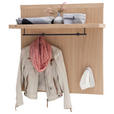 GARDEROBE 5-teilig  in 260/204/38 cm  - Eichefarben, Natur, Holz/Holzwerkstoff (260/204/38cm) - Linea Natura