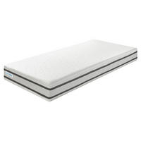 VISCOMATRATZE 140/200 cm Höhe ca. 21 cm  - Weiß, LIFESTYLE, Textil (140/200cm) - MID.YOU