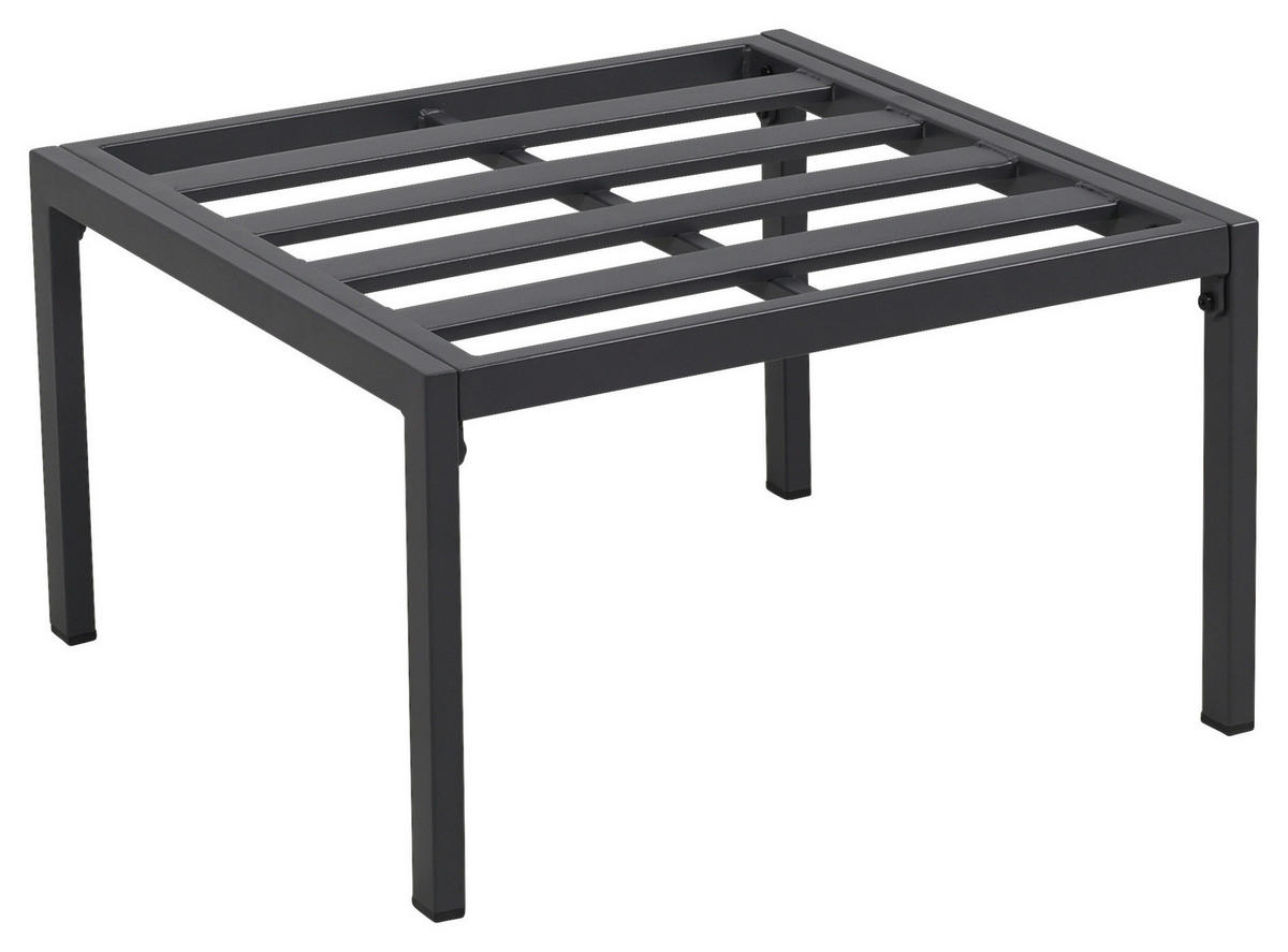 GARTENSET Webstoff Eisen  - Grau, Design, Textil/Metall (165/77/84cm) - Ambia Garden