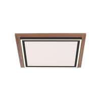 LED-DECKENLEUCHTE 53,4/53,4/6,2 cm   - LIFESTYLE, Holz/Kunststoff (53,4/53,4/6,2cm)