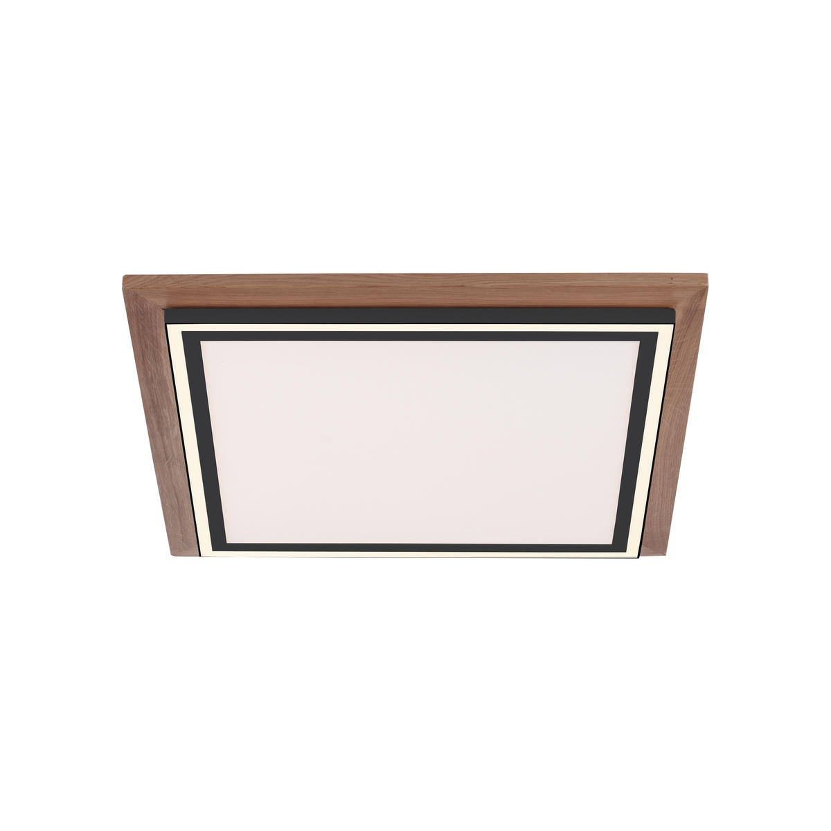 LED-DECKENLEUCHTE 53,4/53,4/6,2 cm   - LIFESTYLE, Holz/Kunststoff (53,4/53,4/6,2cm)