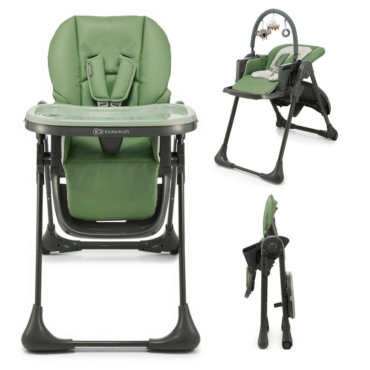 HOCHSTUHL Tummie  - Grün, Basics (55.5/101/84.5cm) - kinderkraft