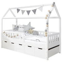 HAUSBETT 90/200 cm Weiss  - Weiss, Modern, Holz (90/200cm) - MID.YOU