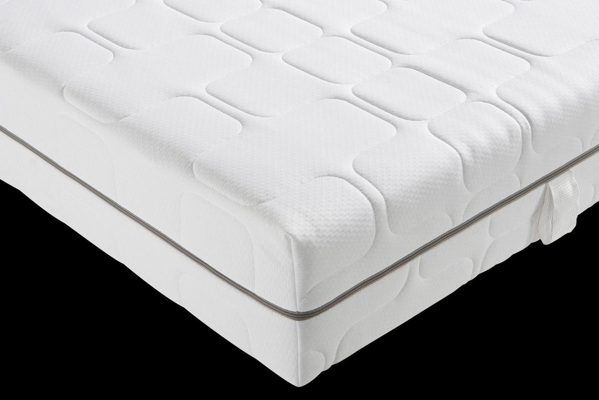 KOMFORTSCHAUMMATRATZE 90/200 cm Höhe ca. 26 cm  - Weiß, Basics, Textil (90/200cm) - Xora
