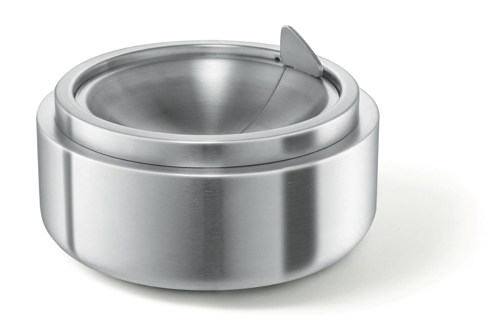 ASCHENBECHER - Edelstahlfarben, KONVENTIONELL, Metall (14/14/8cm) - Zack