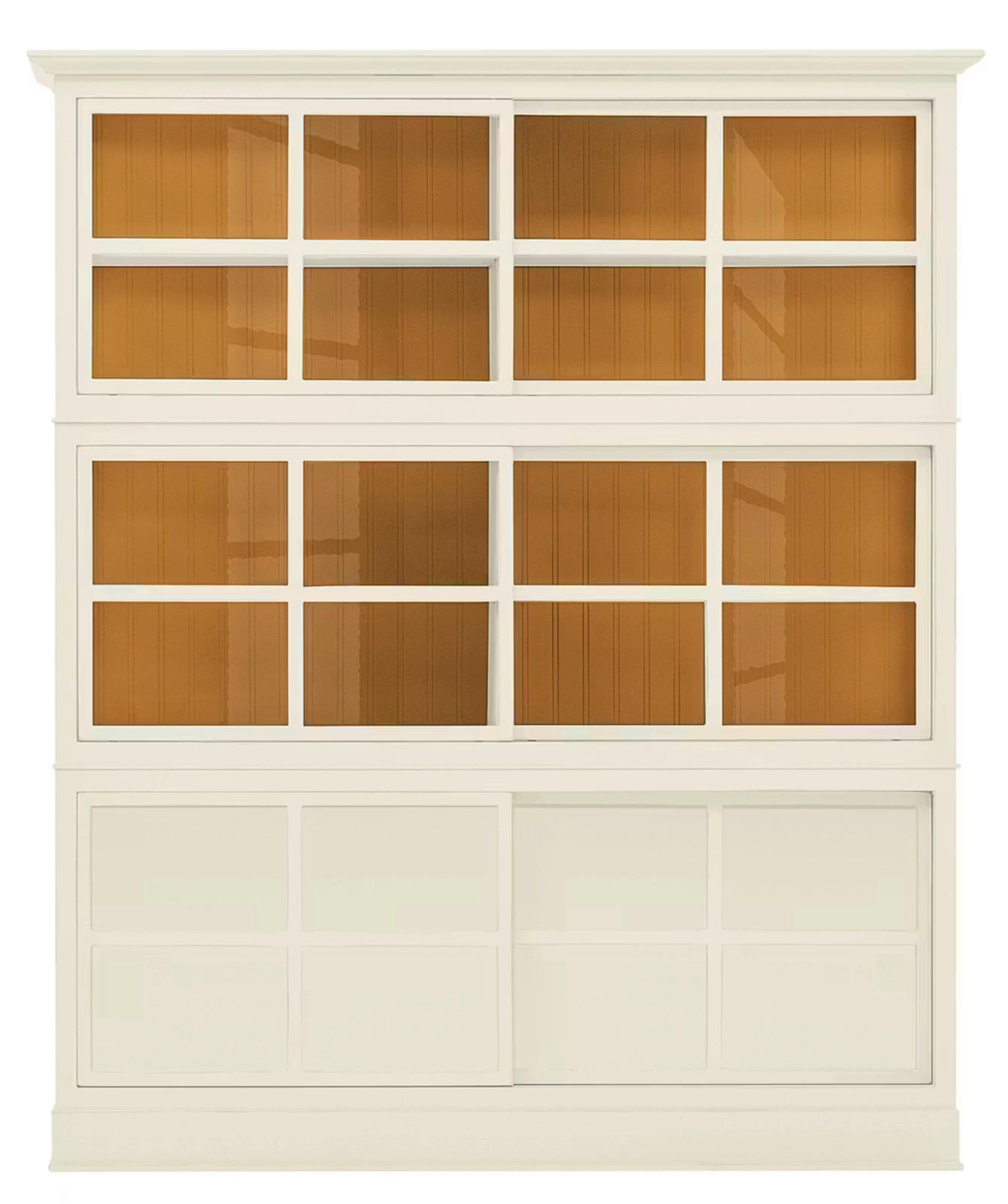 HIGHBOARD UrbanClass  in 190,5/219,5/49 cm  - Weiß, LIFESTYLE, Glas/Holz (190,5/219,5/49cm) - Livetastic
