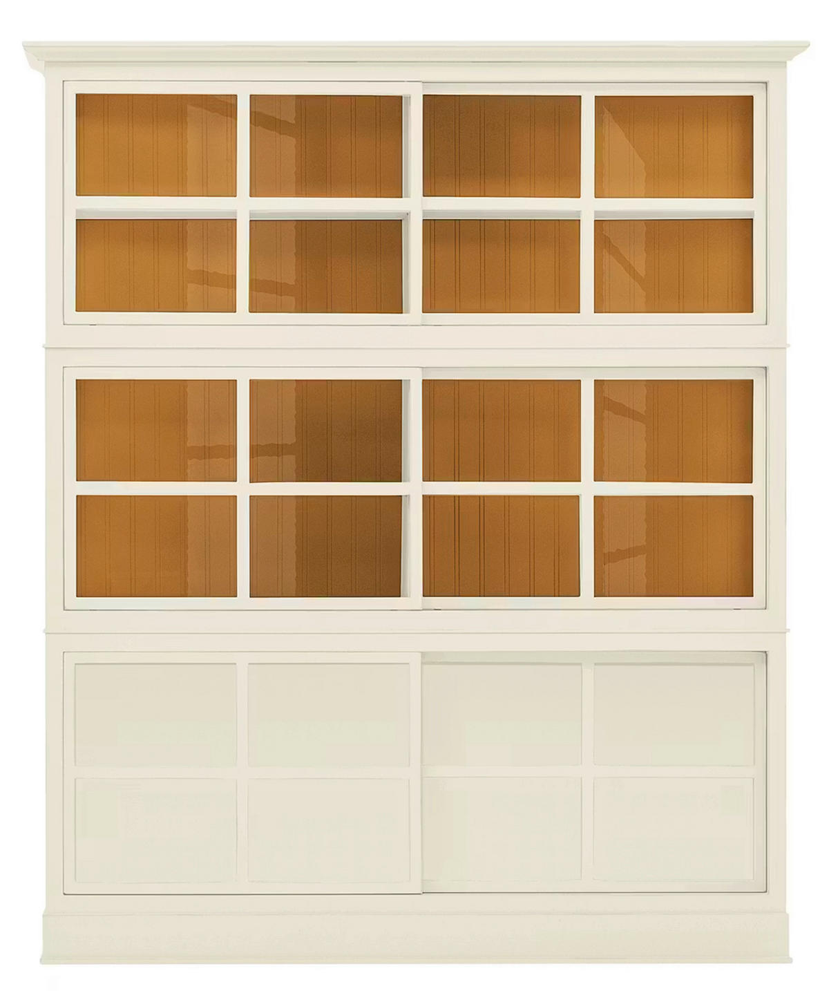HIGHBOARD UrbanClass  in 190,5/219,5/49 cm  - Weiß, LIFESTYLE, Glas/Holz (190,5/219,5/49cm) - Livetastic