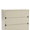 KOMMODE  in 80/85/40 cm  - Seidengrau/Hellgrau, Design, Holzwerkstoff/Metall (80/85/40cm) - Xora