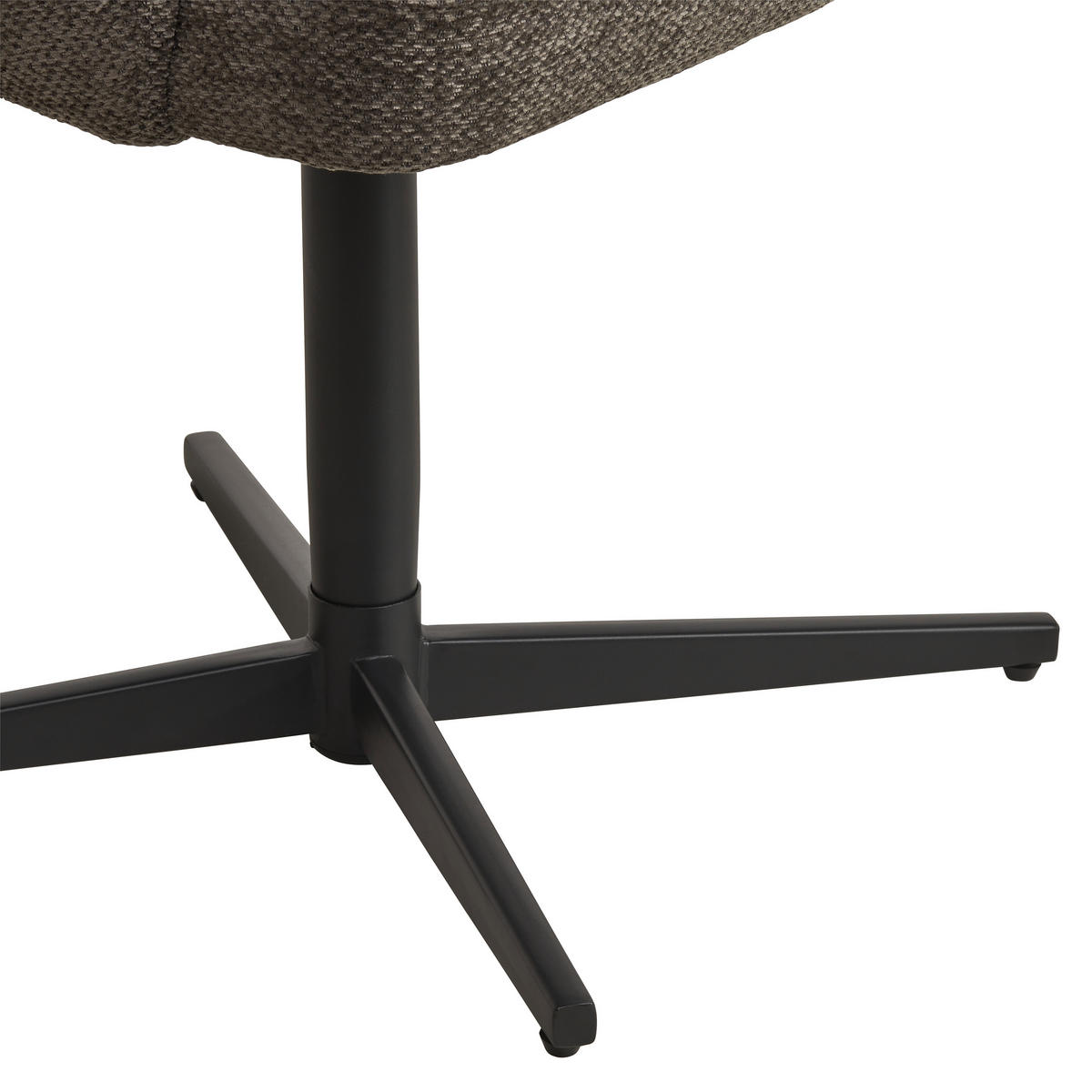 ARMLEHNSTUHL  in Eisen Webstoff  - Anthrazit/Schwarz, KONVENTIONELL, Holz/Textil (58,5/85/63cm) - Livetastic