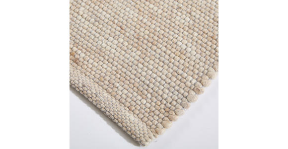 HANDWEBTEPPICH 60/110 cm Beige  - Beige, Basics, Textil (60/110cm) - Linea Natura