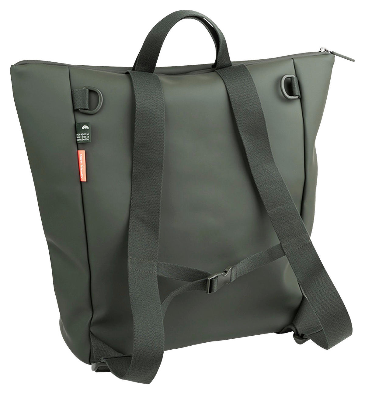 WICKELTASCHE  - Dunkelgrün, Basics, Kunststoff/Textil (40,0/15/45cm)