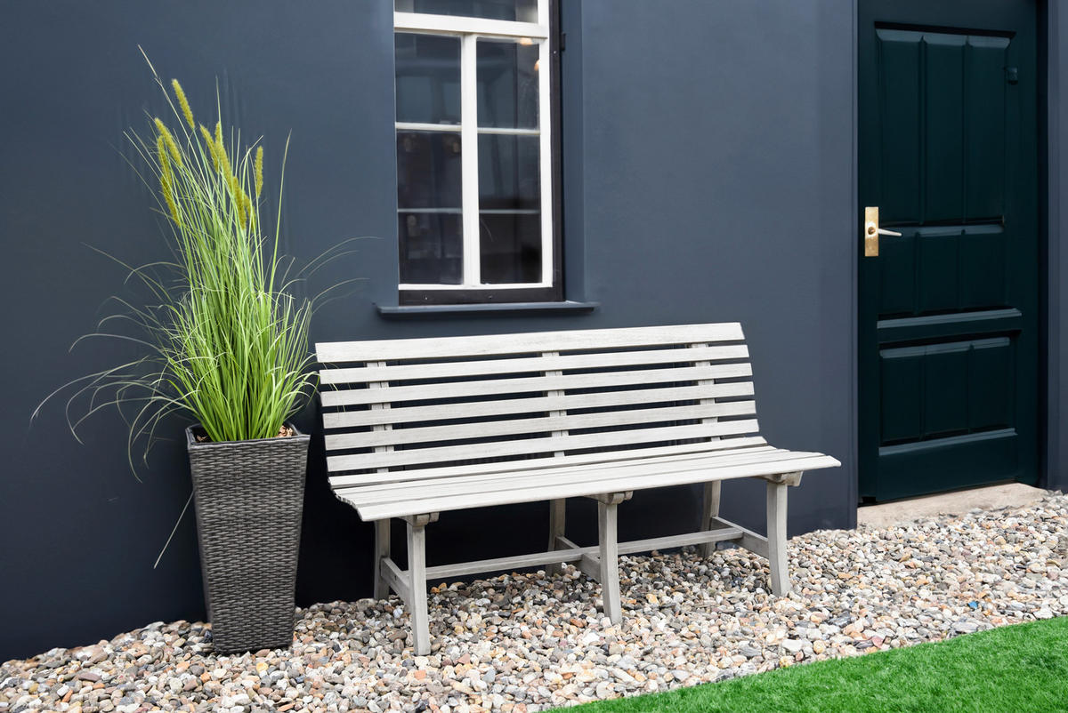 GARTENBANK 60/82/150 cm  in Grau  - Grau, MODERN, Holz (60/82/150cm) - Gardenson