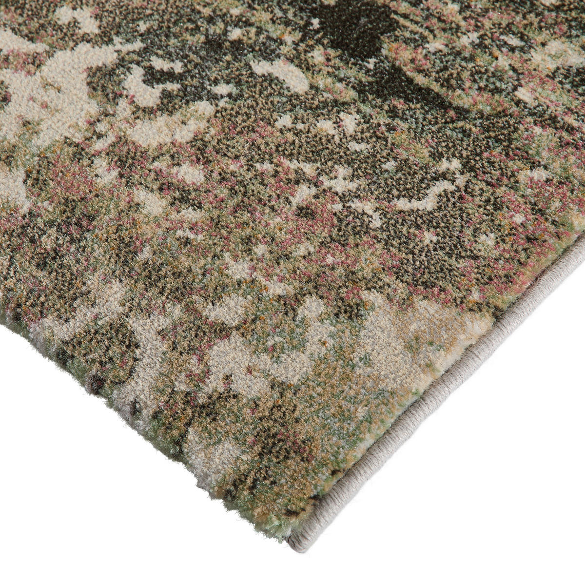 WEBTEPPICH 160/230 cm Argentum Multicolor, Dunkelgrün  - Dunkelgrün/Multicolor, Design, Textil (160/230cm) - Novel