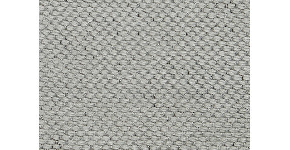ECKSOFA  in Chenille, Flachgewebe Silberfarben  316/175 cm  - Silberfarben/Schwarz, Design, Textil/Metall (316/175cm) - Dieter Knoll