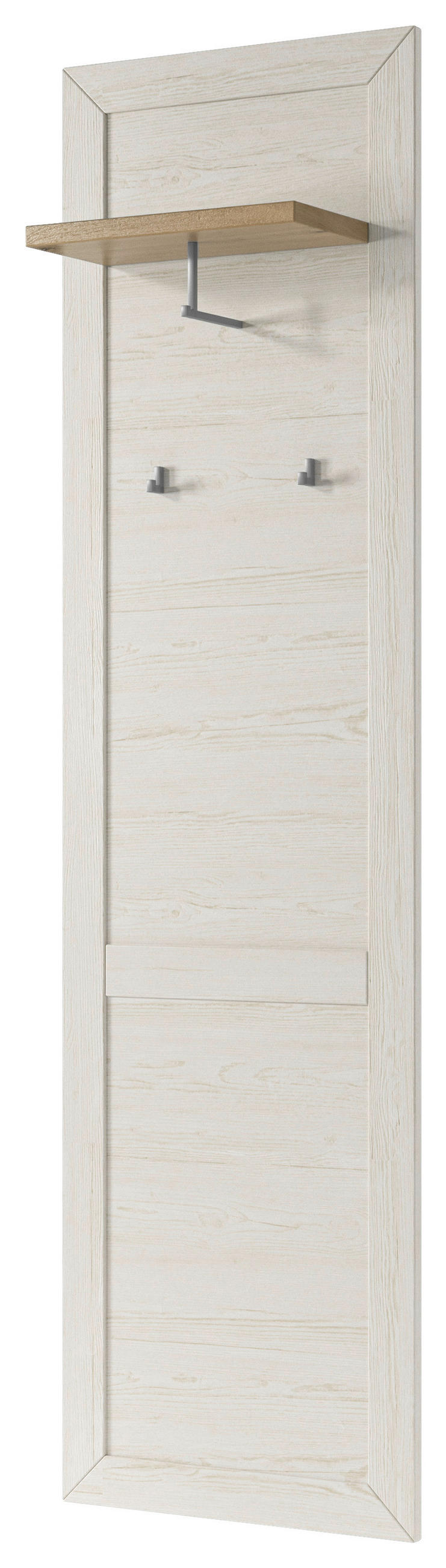 GARDEROBENPANEEL  in 55/192/26,6 cm  - Eichefarben/Pinienfarben, Basics, Holzwerkstoff (55/192/26,6cm) - SetOne by Musterring