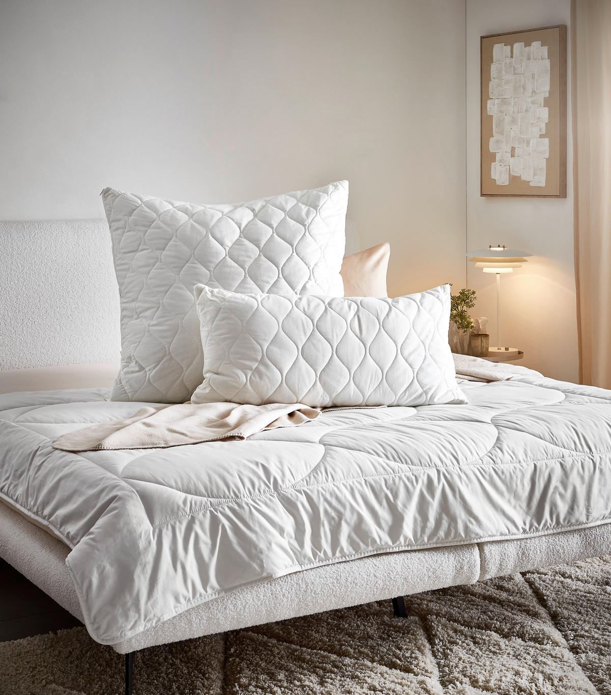 GANZJAHRESDECKE  Tendre  135/200 cm   - Naturfarben, KONVENTIONELL, Kunststoff/Textil (135/200cm) - Bio:Vio