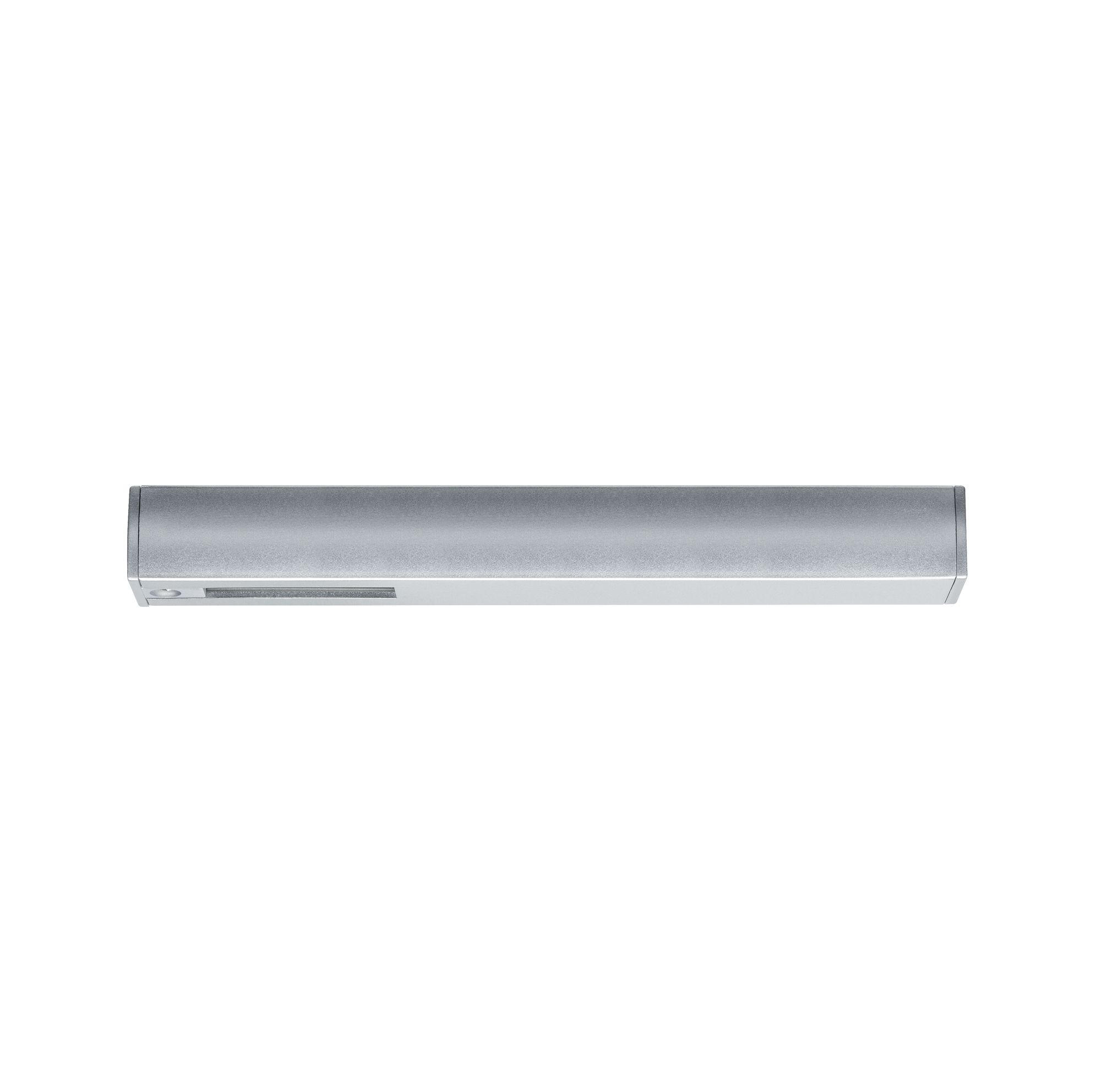 SCHIENENSYSTEM-EINSPEISER URail 18,7/8,3 cm   - Chromfarben, Basics, Kunststoff/Metall (18,7/8,3cm) - Paulmann