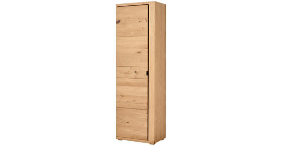 GARDEROBENSCHRANK  in 62/196/38 cm  - Wildeiche/Anthrazit, Natur, Holz/Holzwerkstoff (62/196/38cm) - Linea Natura