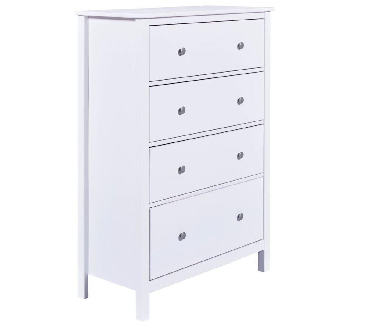 KOMODA, bela  - siva/bela, Design, kovina/les (82/120/39,5cm) - Livetastic