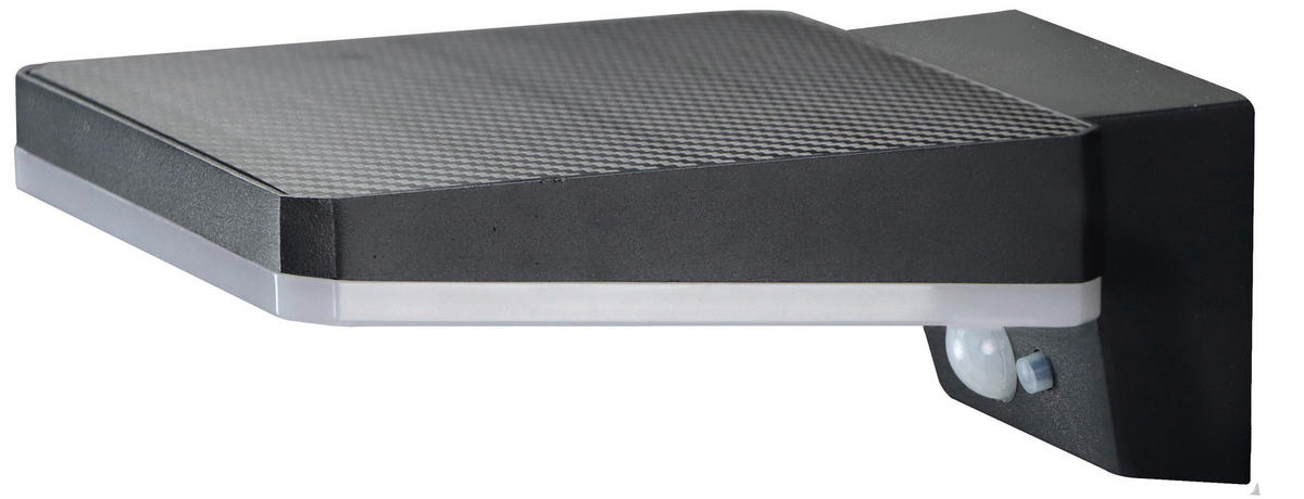 AUßENWANDLEUCHTE SIKA 16,8/13,5/6,9 cm   - Anthrazit, Design, Kunststoff/Metall (16,8/13,5/6,9cm)
