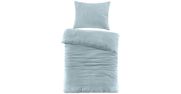 WENDEBETTWÄSCHE Renforcé, Musselin 140/200 cm  - Salbeigrün, Basics, Textil (140/200cm) - Novel