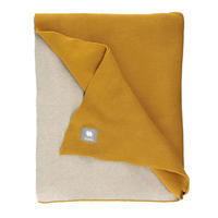 WOHNDECKE JustB! Duo 130/170 cm  - Currygelb/Greige, Design, Textil (130/170cm) - Musterring