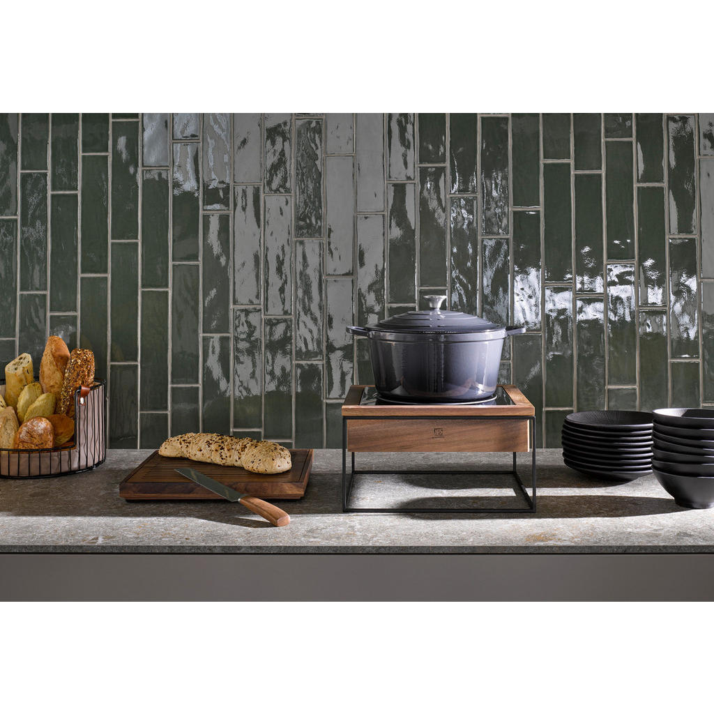 Thumbnail - Schmortopf 5 Stars, Anthrazit, Creme, Metall, 6 L, rund, 28x18x28 cm, Kochen, Töpfe, Schmortöpfe